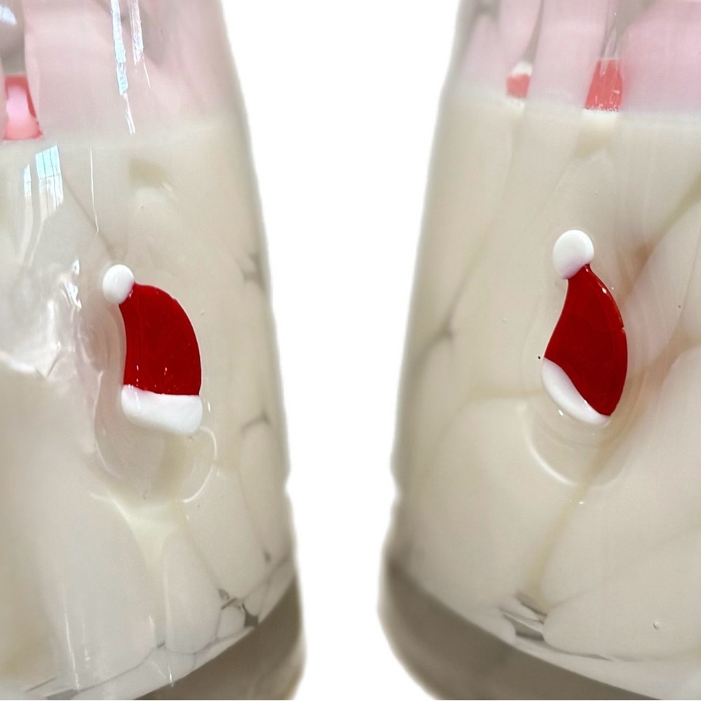 NEW! MARTHA STEWART Lrg. Christmas Stocking design 16.75 oz. Murano~like Candle - Picture 3 of 10